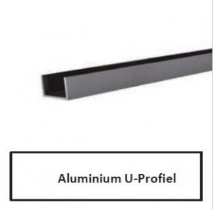 Aluminium U-profiel L 200cm Ø 5 cm A. van Elk BV